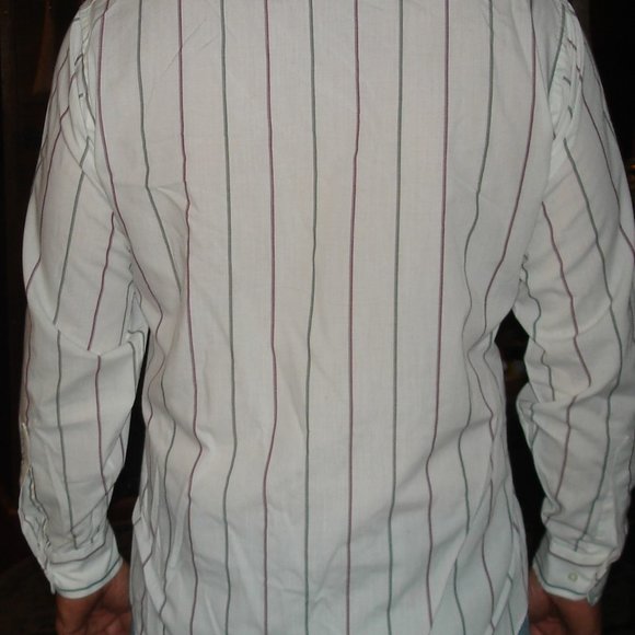 Custom Club Van Heusen Size 16.5 Button down dress shirt - Picture 3 of 5